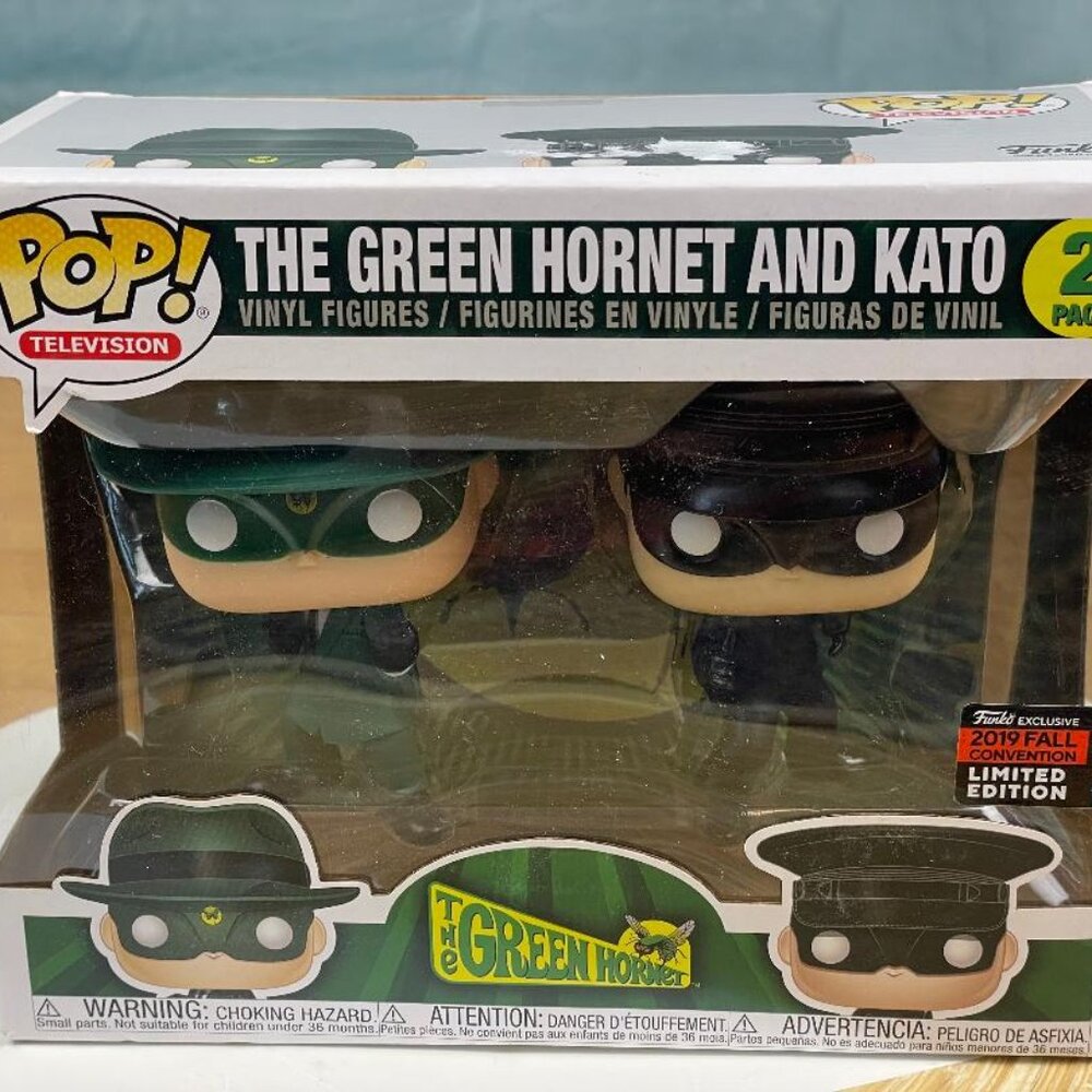 Funko Pop! The Green Hornet & Kato 2 Pack, 2019 Fall Convention Limited Edition